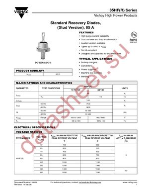 85HF100 datasheet  